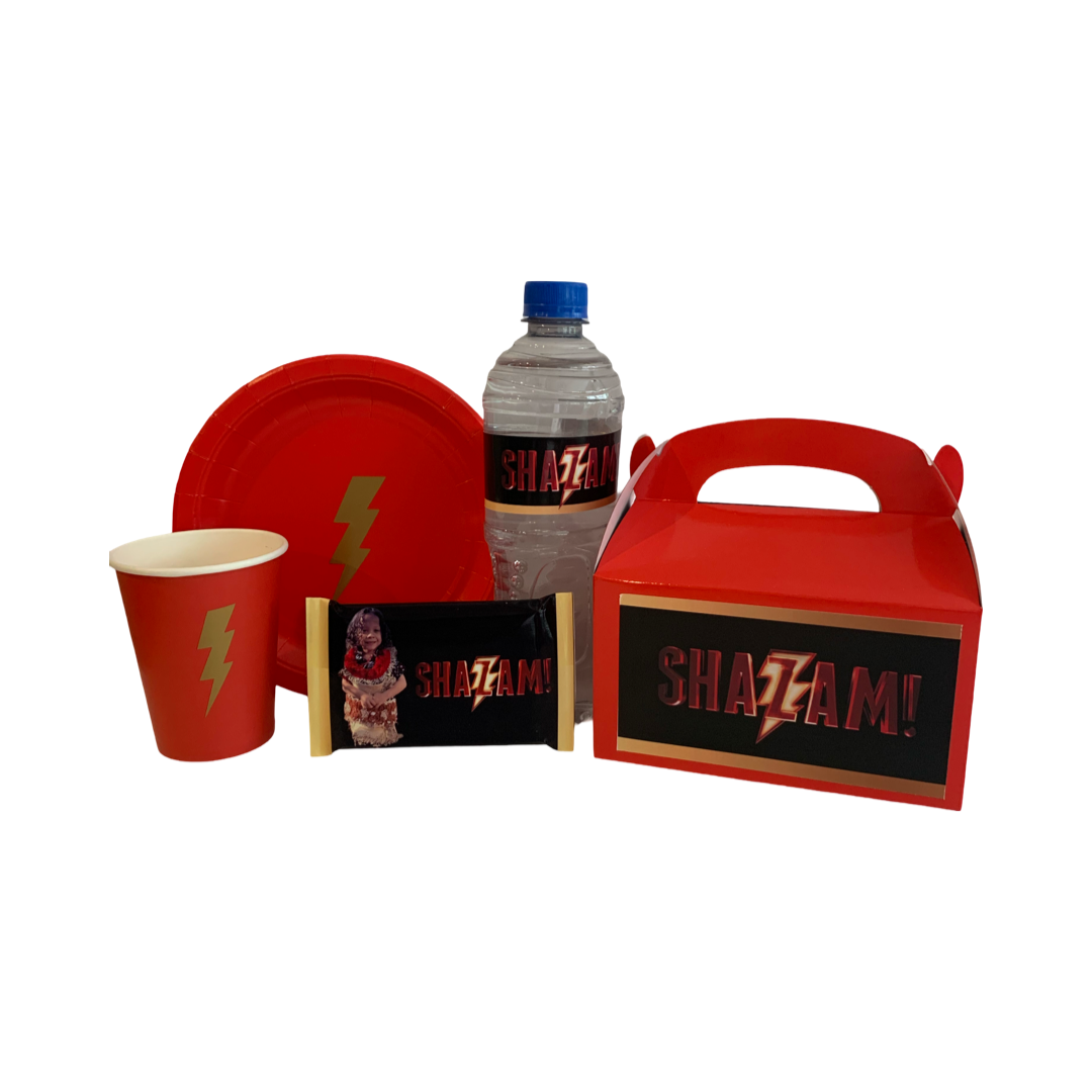 Shazam themed party supplies nz