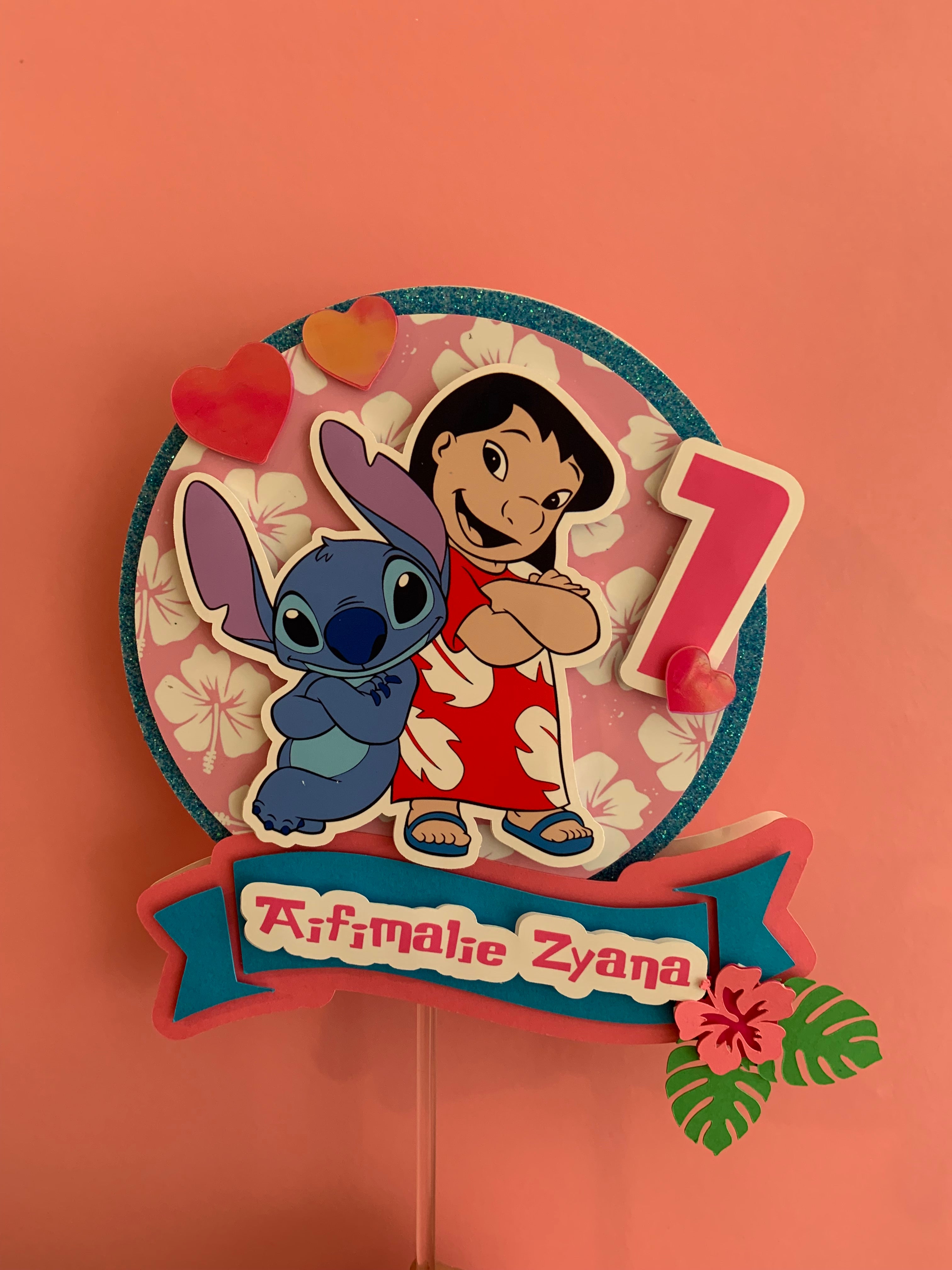 Lilo & Stitch 3d cake topper nz