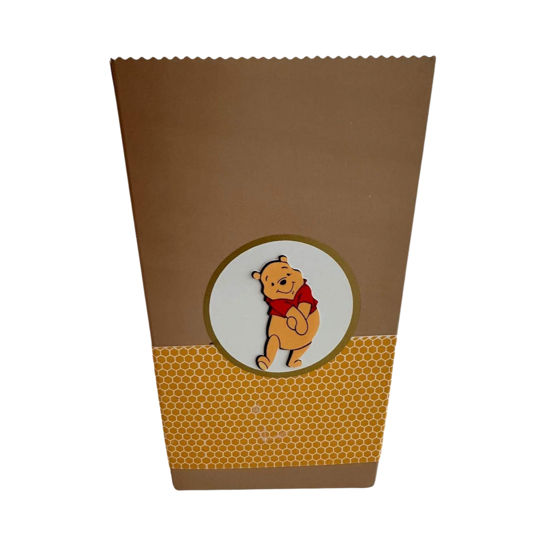 Winnie the Pooh themed popcorn boxes