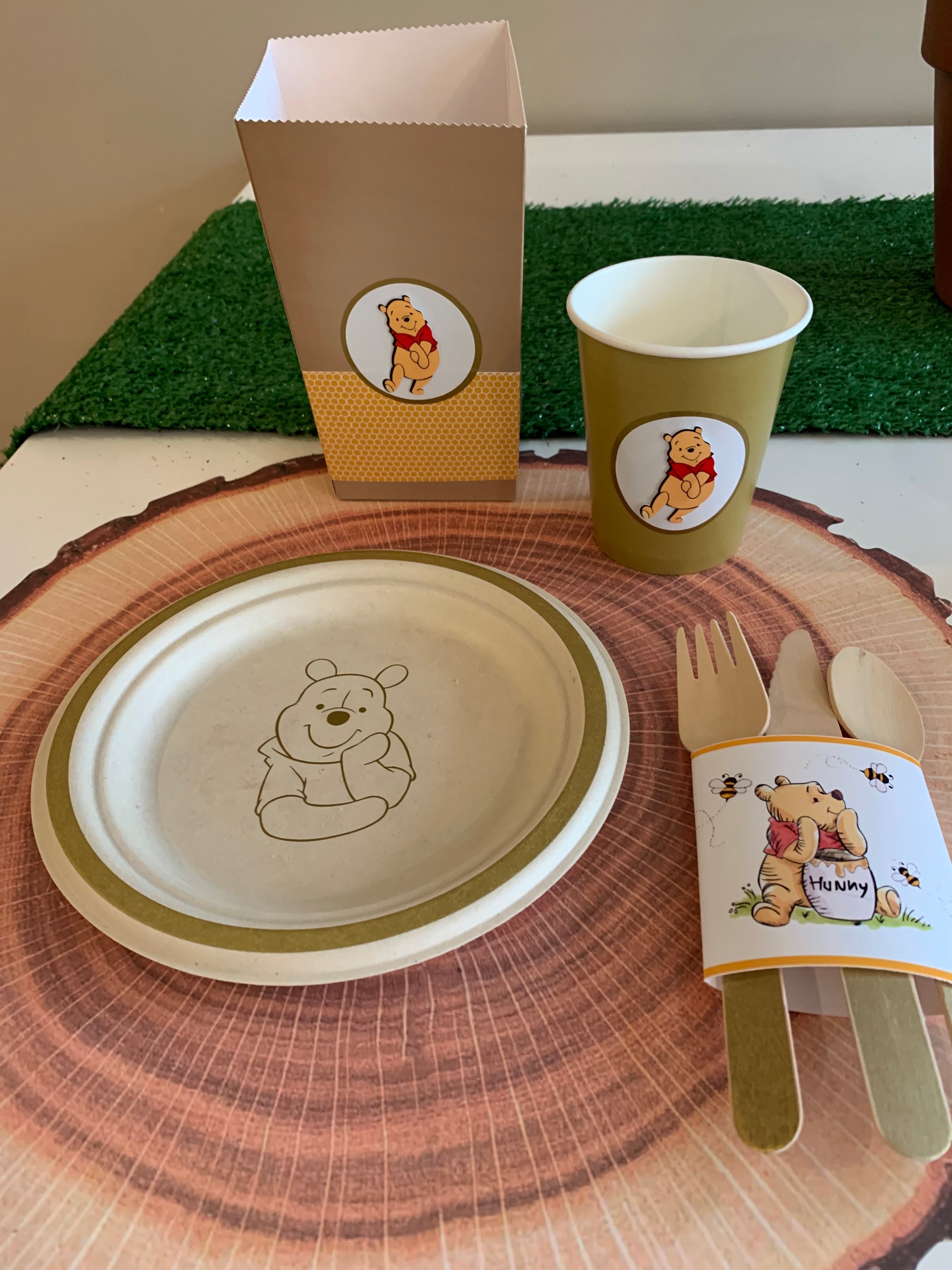 Winnie the pooh themed tableware