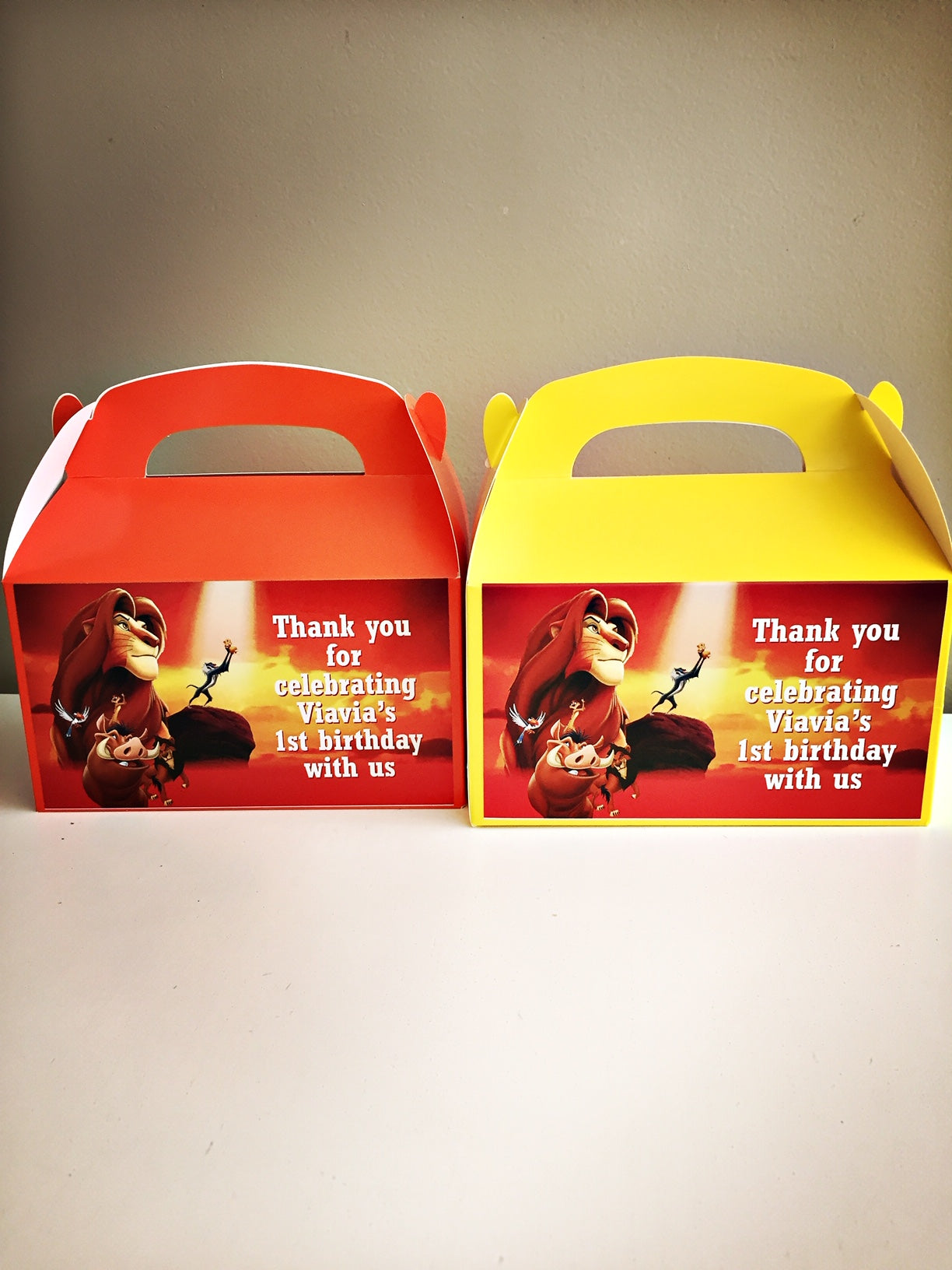Lion king gift boxes