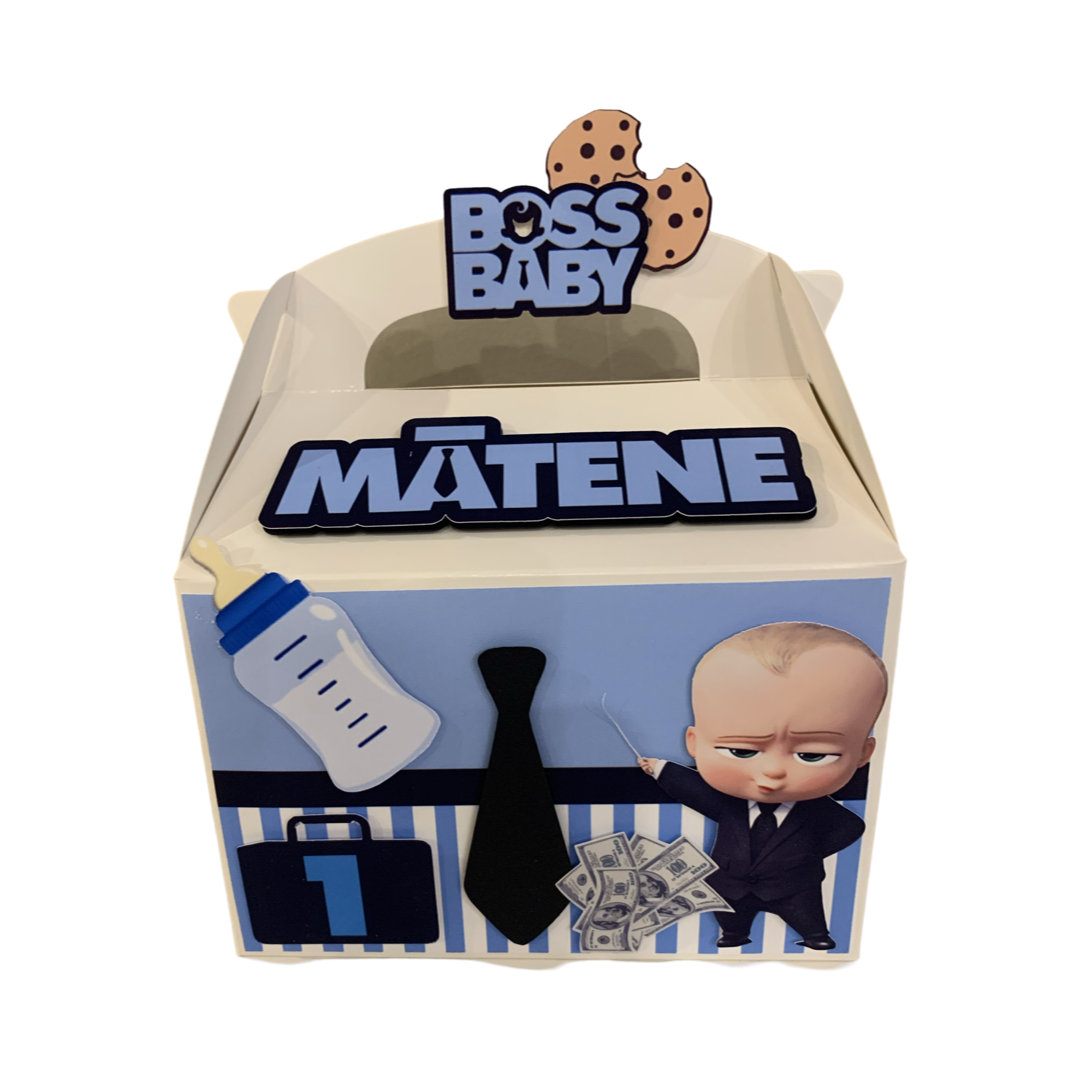Boss Baby 3d gift boxes NZ party supplies