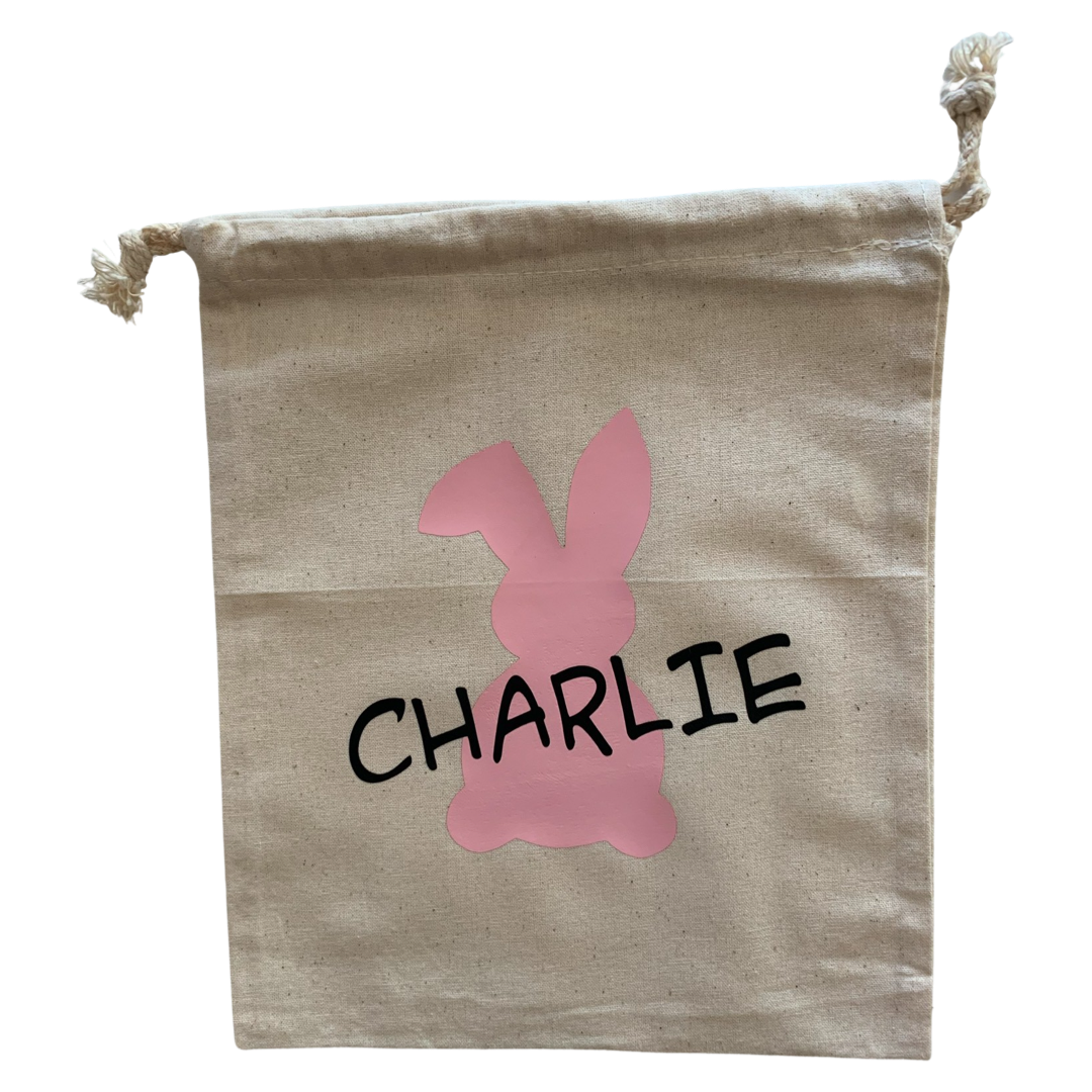 Personalised Easter cotton bags nz