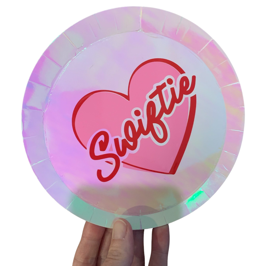 Swiftie taylor swift themed party plate