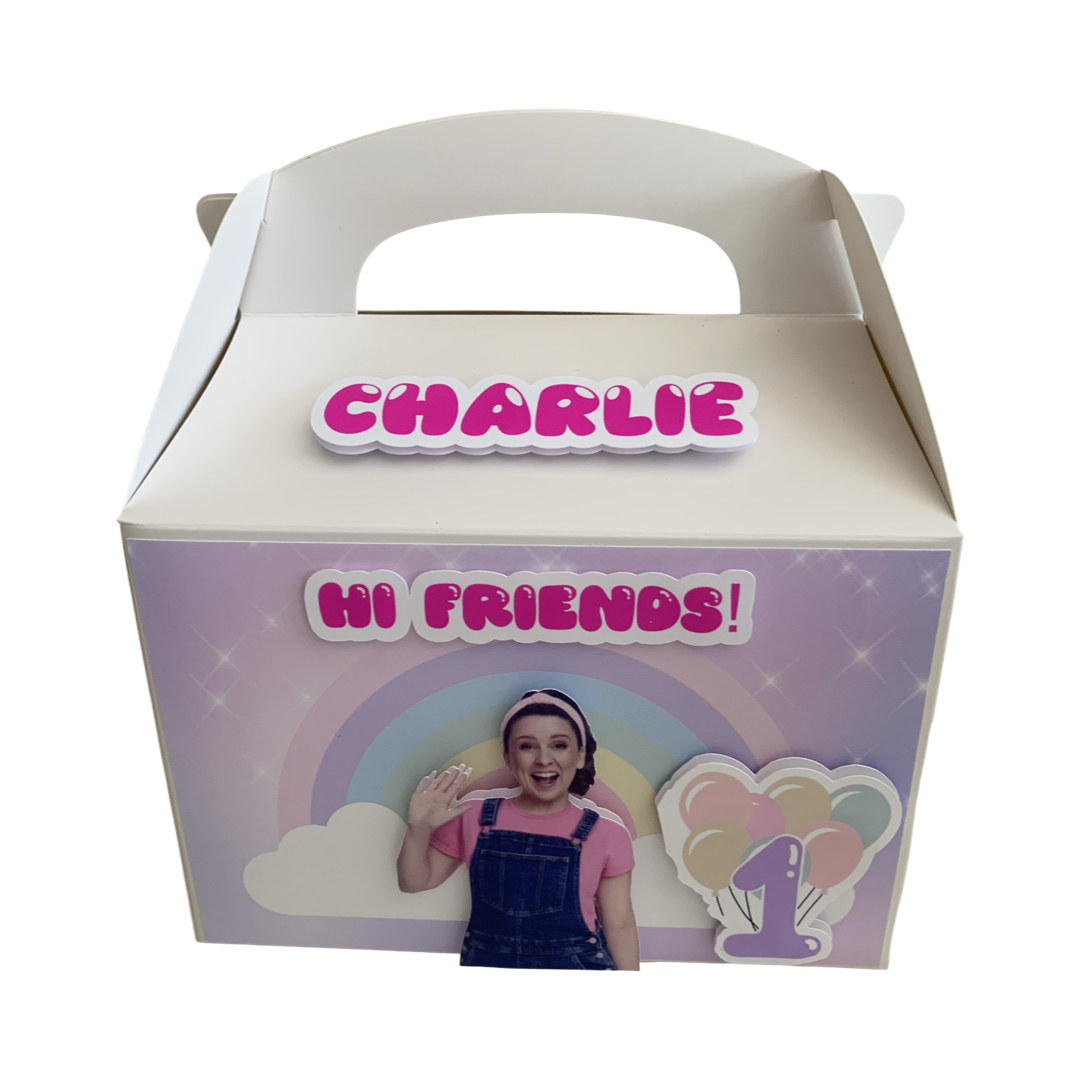Ms Rachel themed custom party supplies NZ