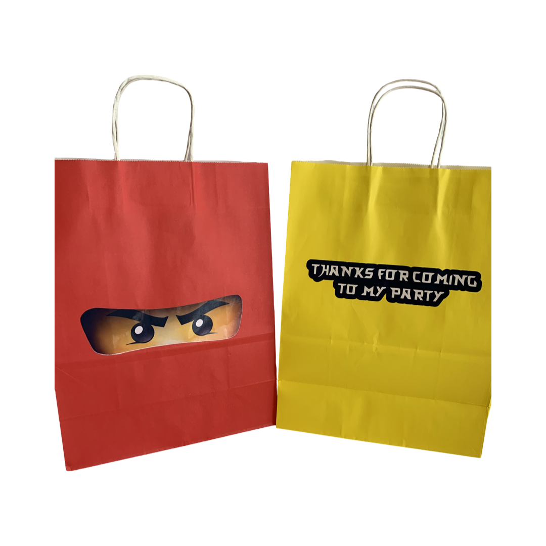 Ninjago themed party bags nz