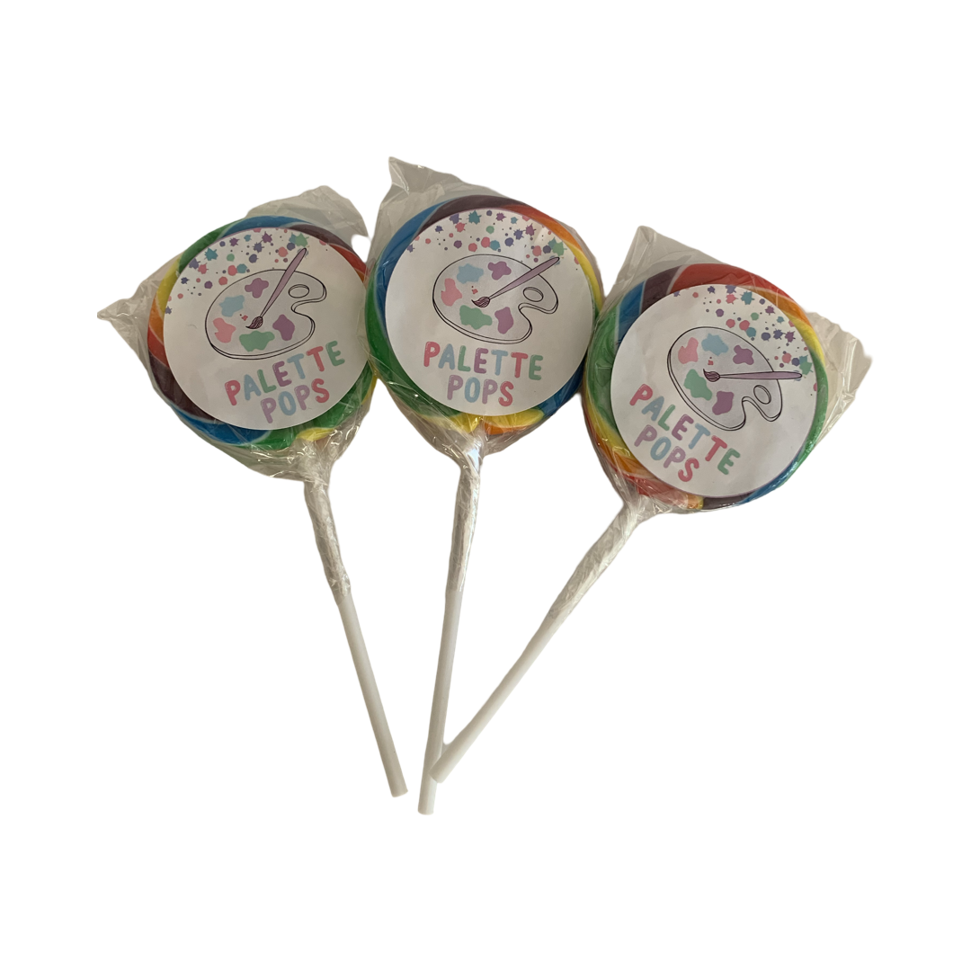 Art lollipops nz party supplies