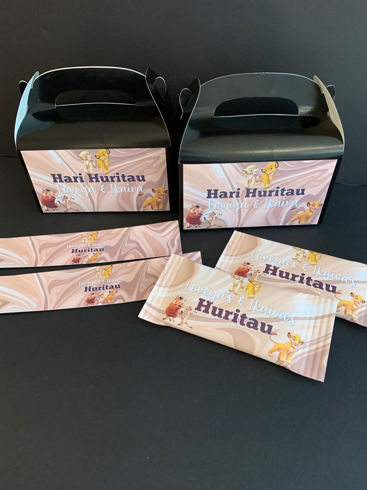 Lion king gift boxes