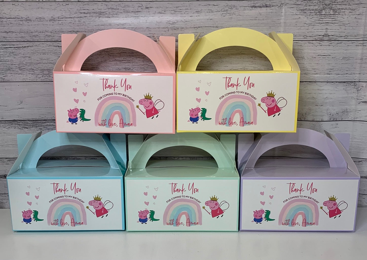 PEPPA PIG PERSONALISED GIFT BOXES