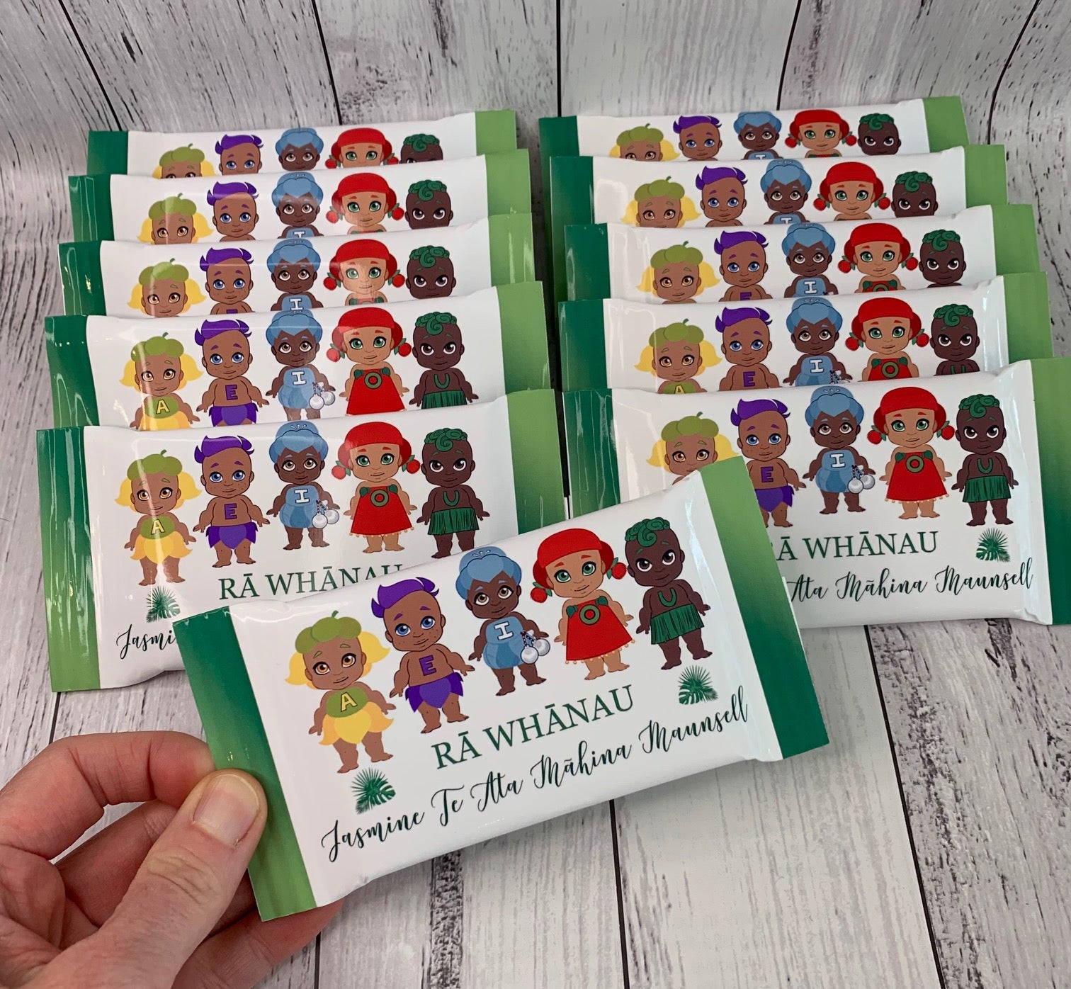 Personalised party chocolates