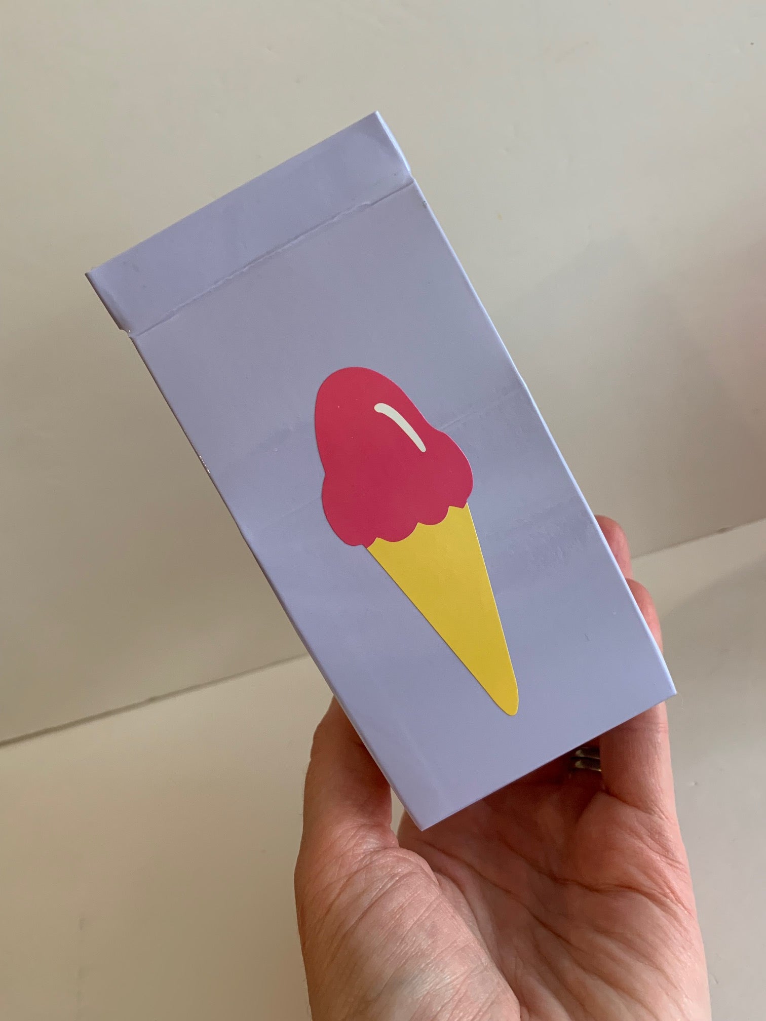 Ice cream mini milk cartons