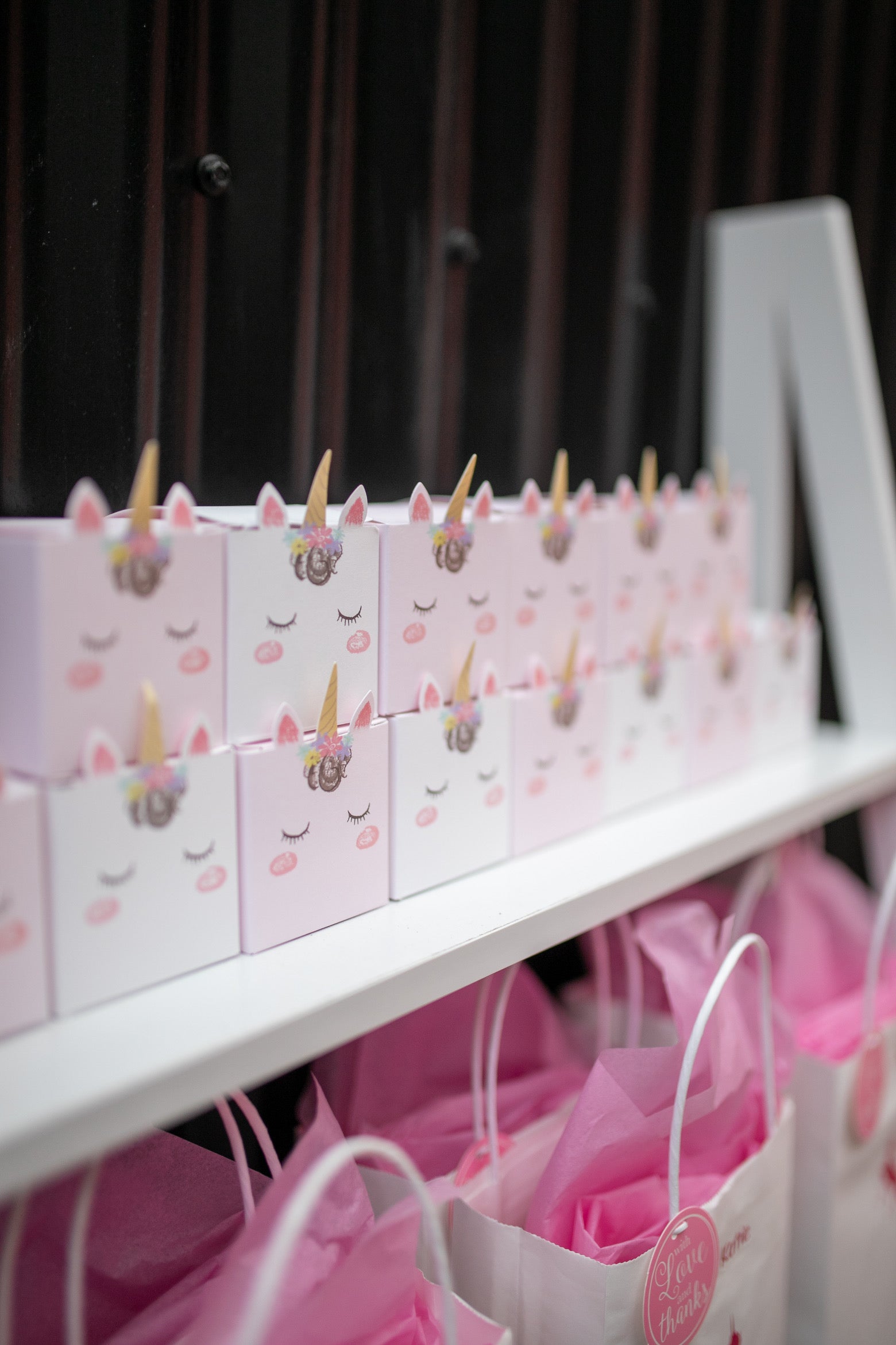 Party treat favour boxes