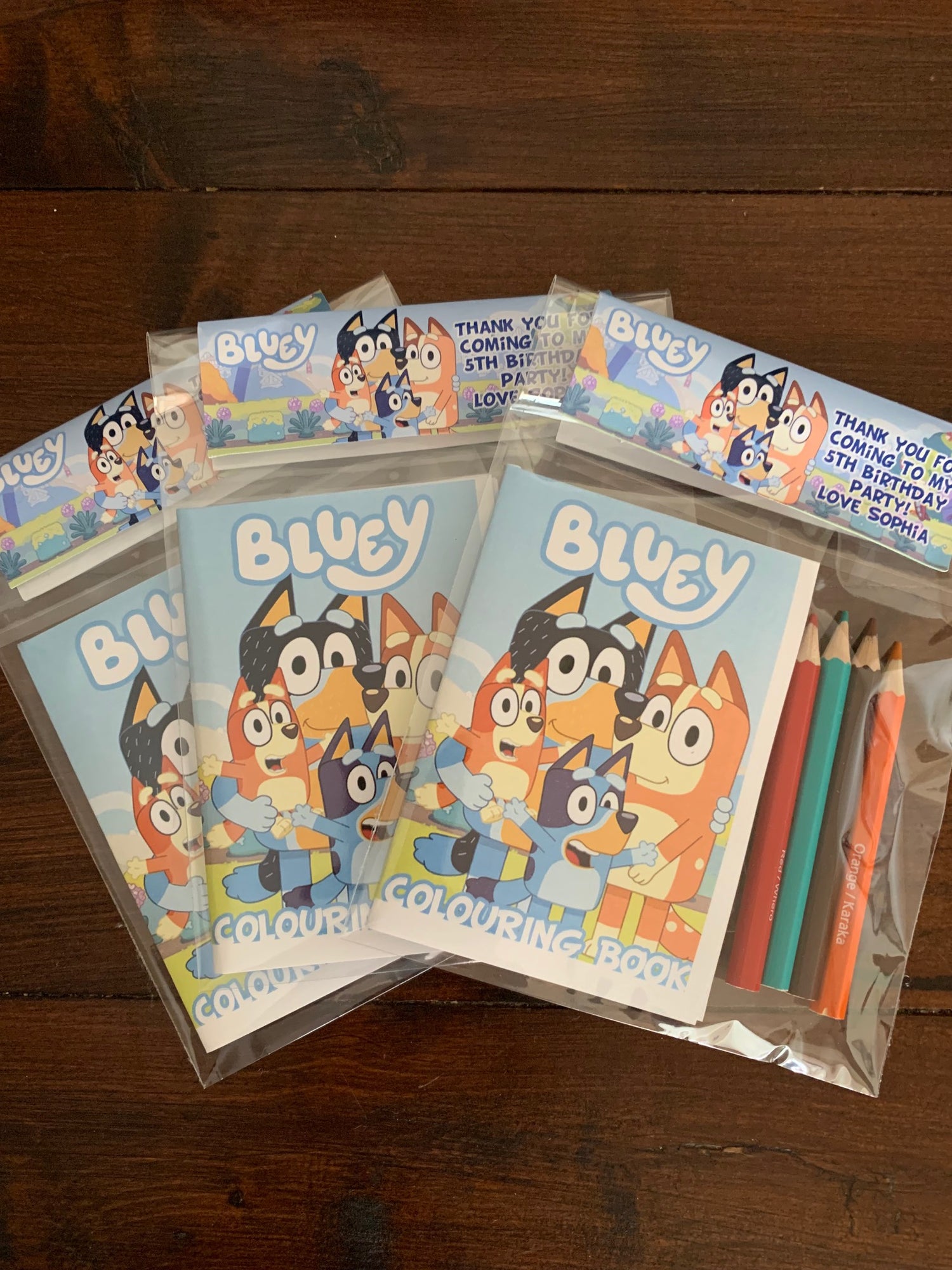 BLUEY MINI COLOURING BOOKS WITH PENCILS