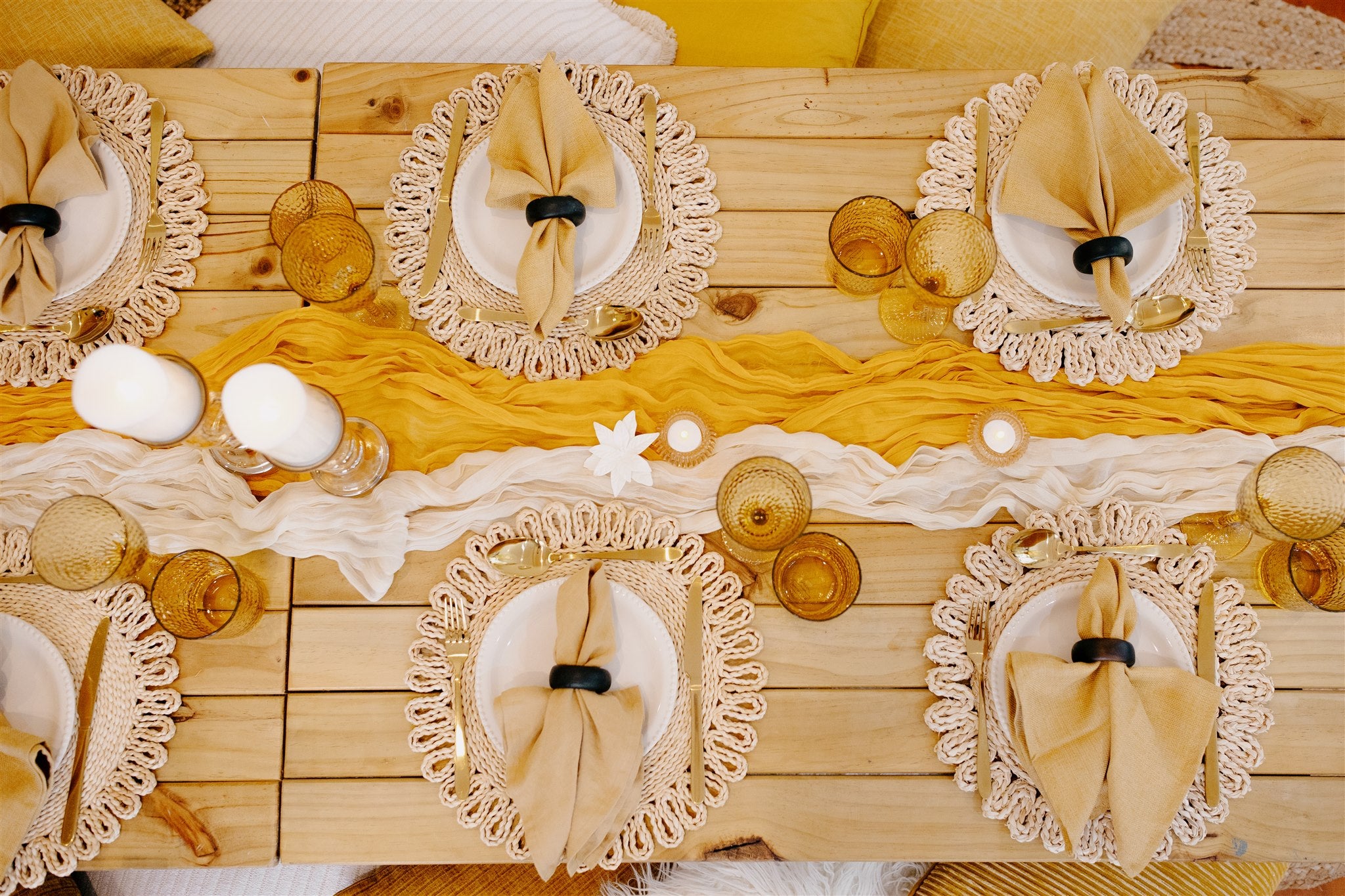 Mustard theme picnic setup Wellington event planner