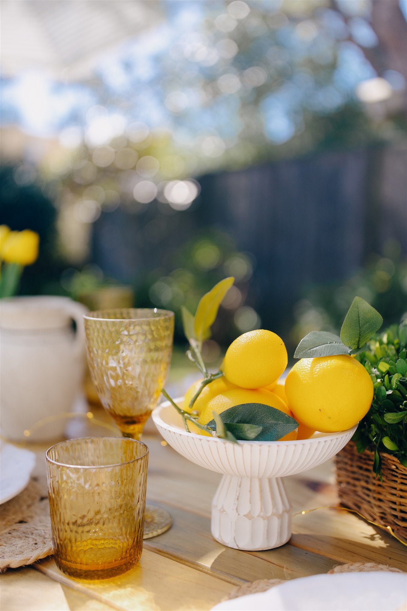 Pretty Picnics Wellington lemon yellow celebration