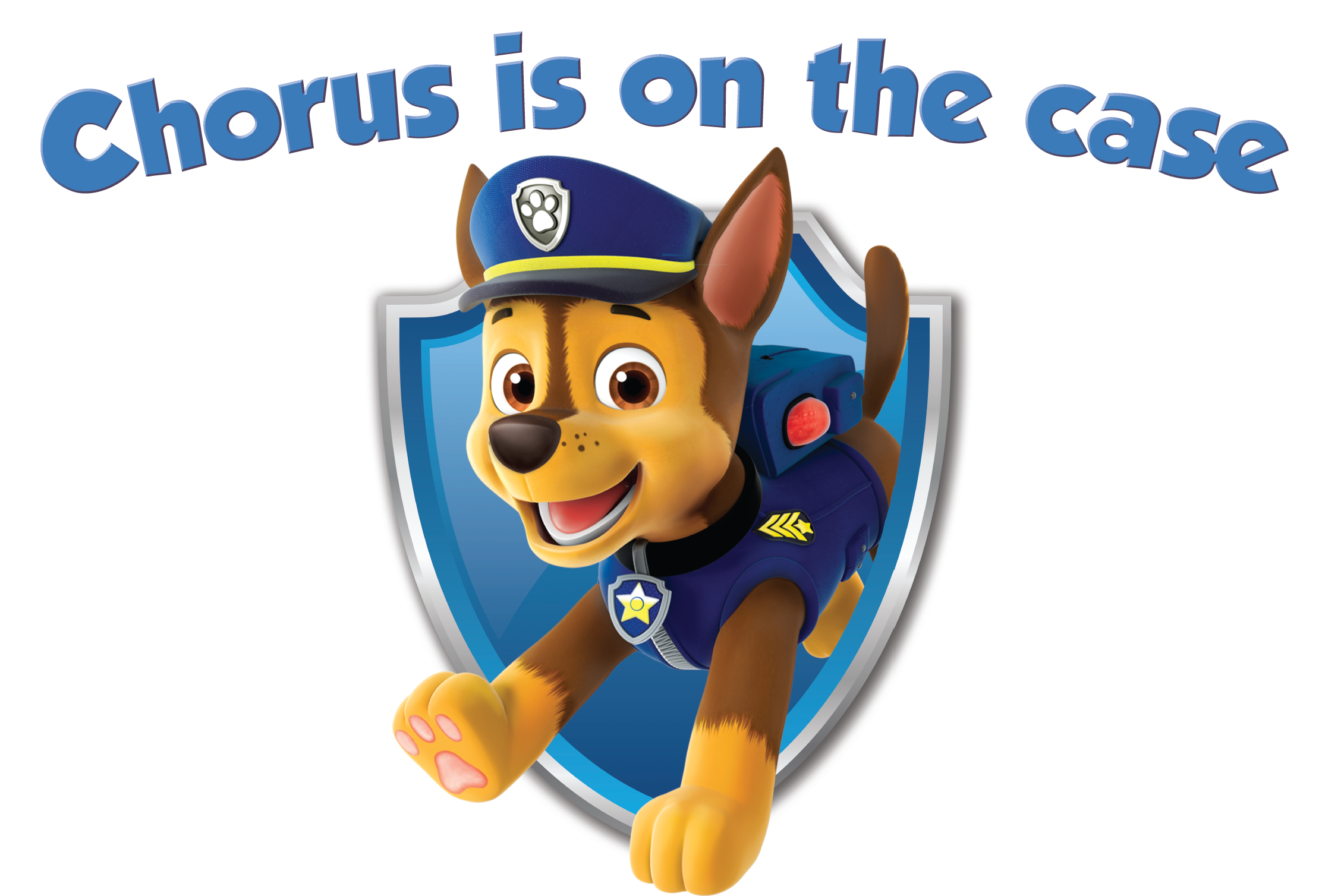 Paw patrol personalised backdrop