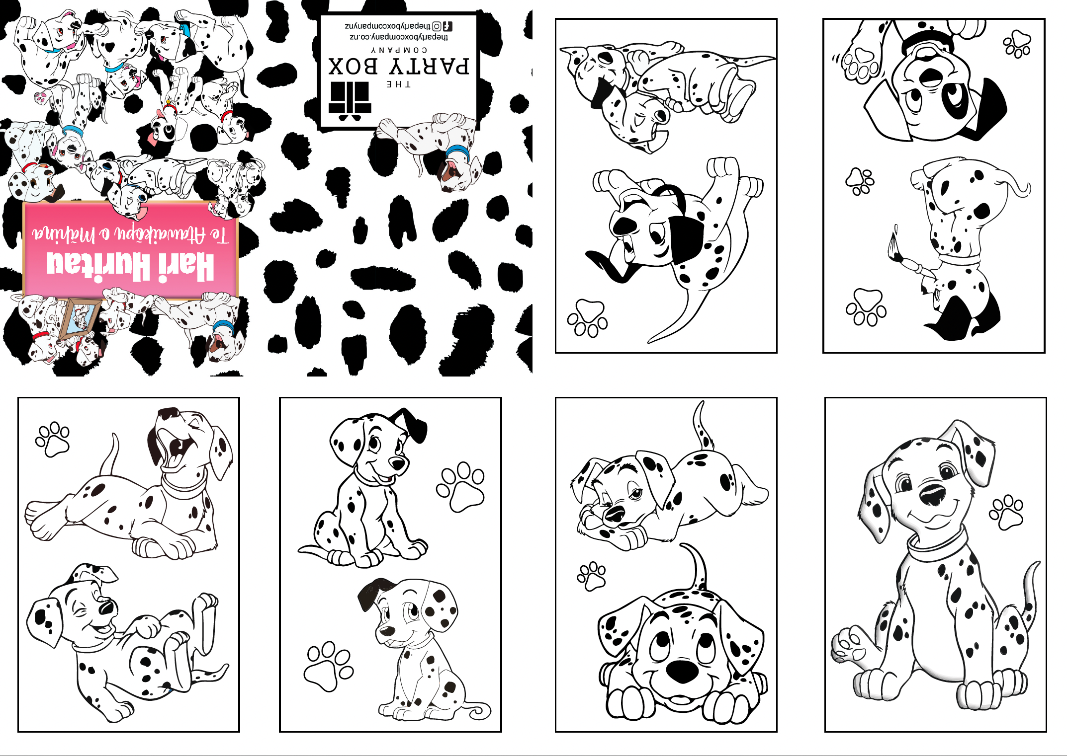 101 dalmatians colouring book