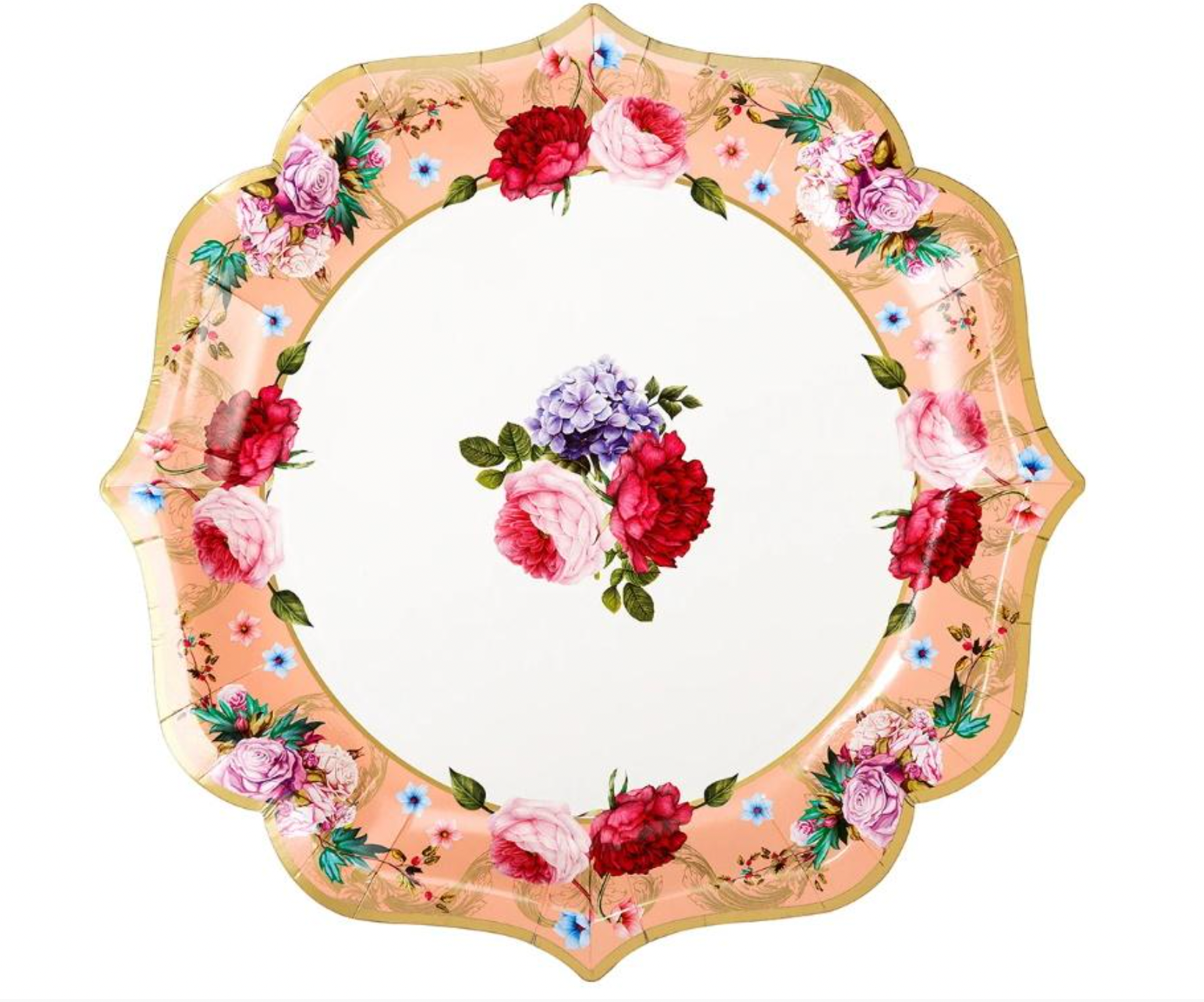 Floral party platter