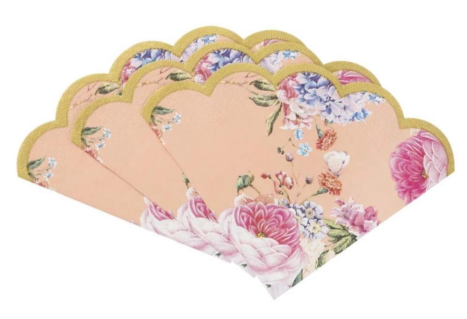 Floral high tea napkins