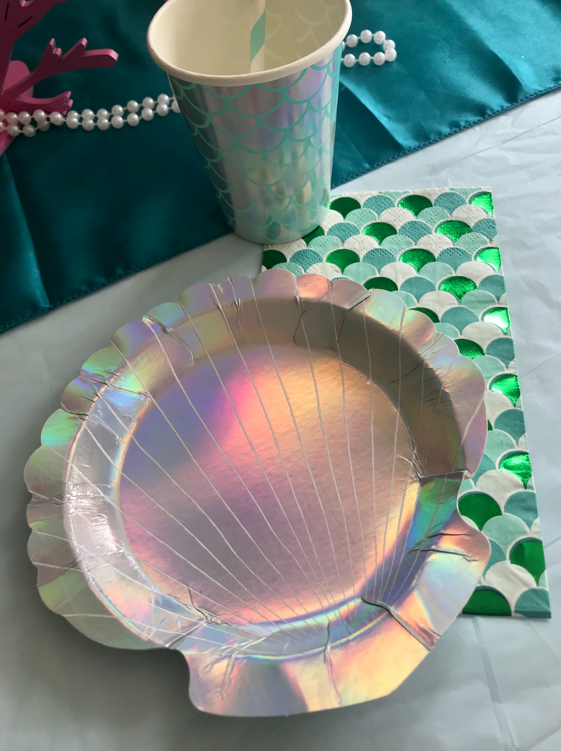 Mermaid shell plates
