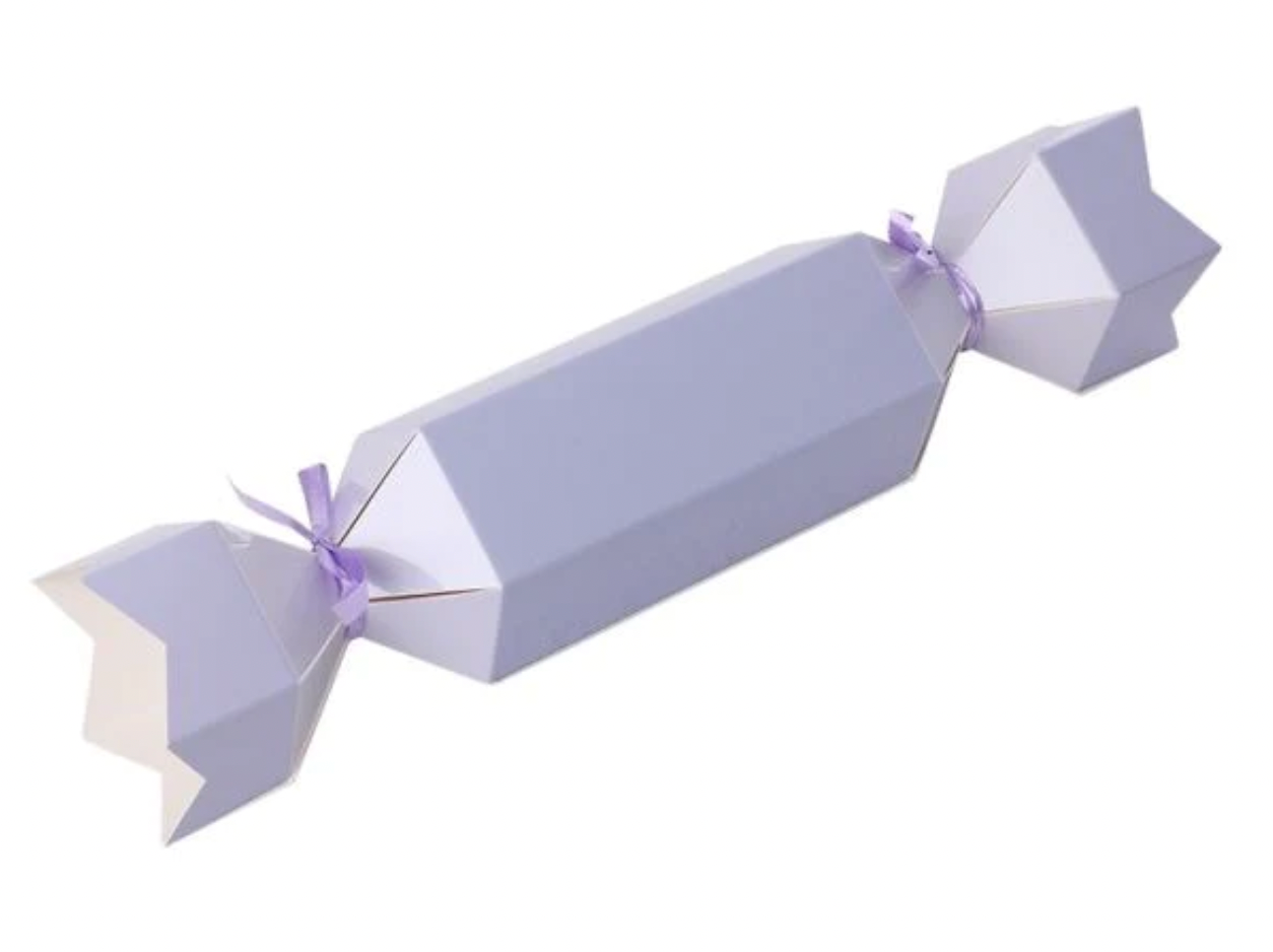 Lilac paper bonbon gift box