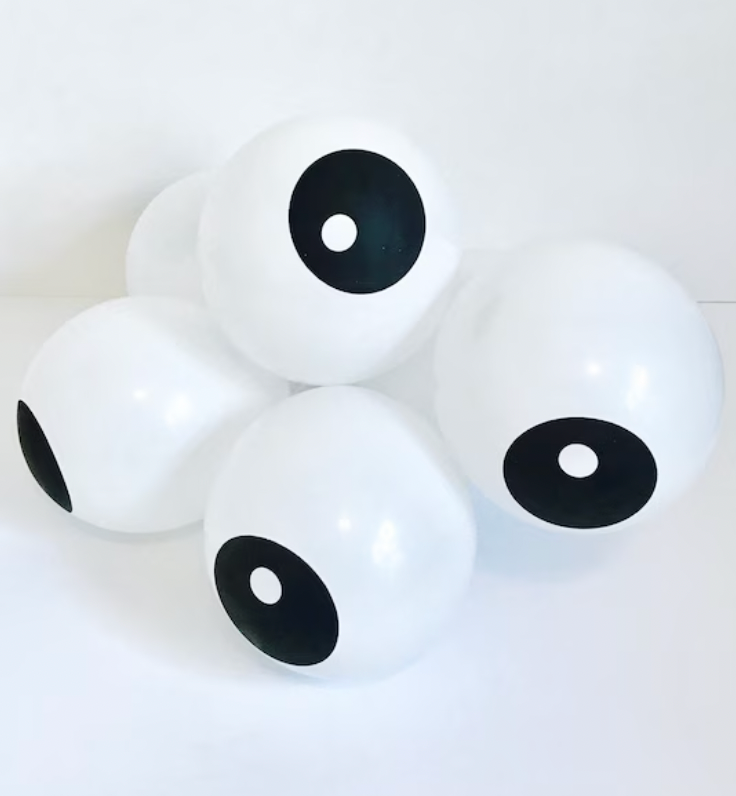 Mini eye balloons halloween