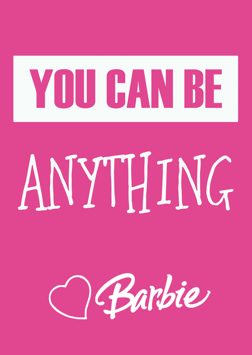 Barbie themed girl poster nz