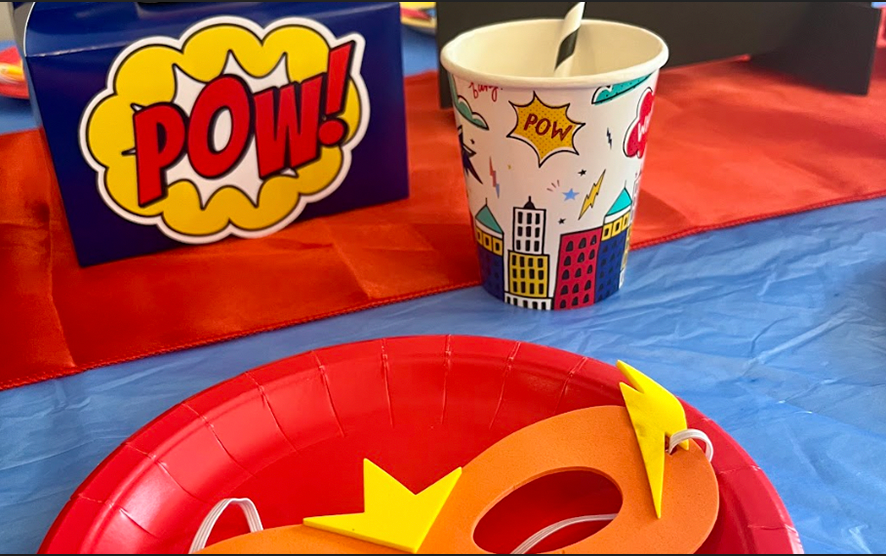 Superhero party supplies