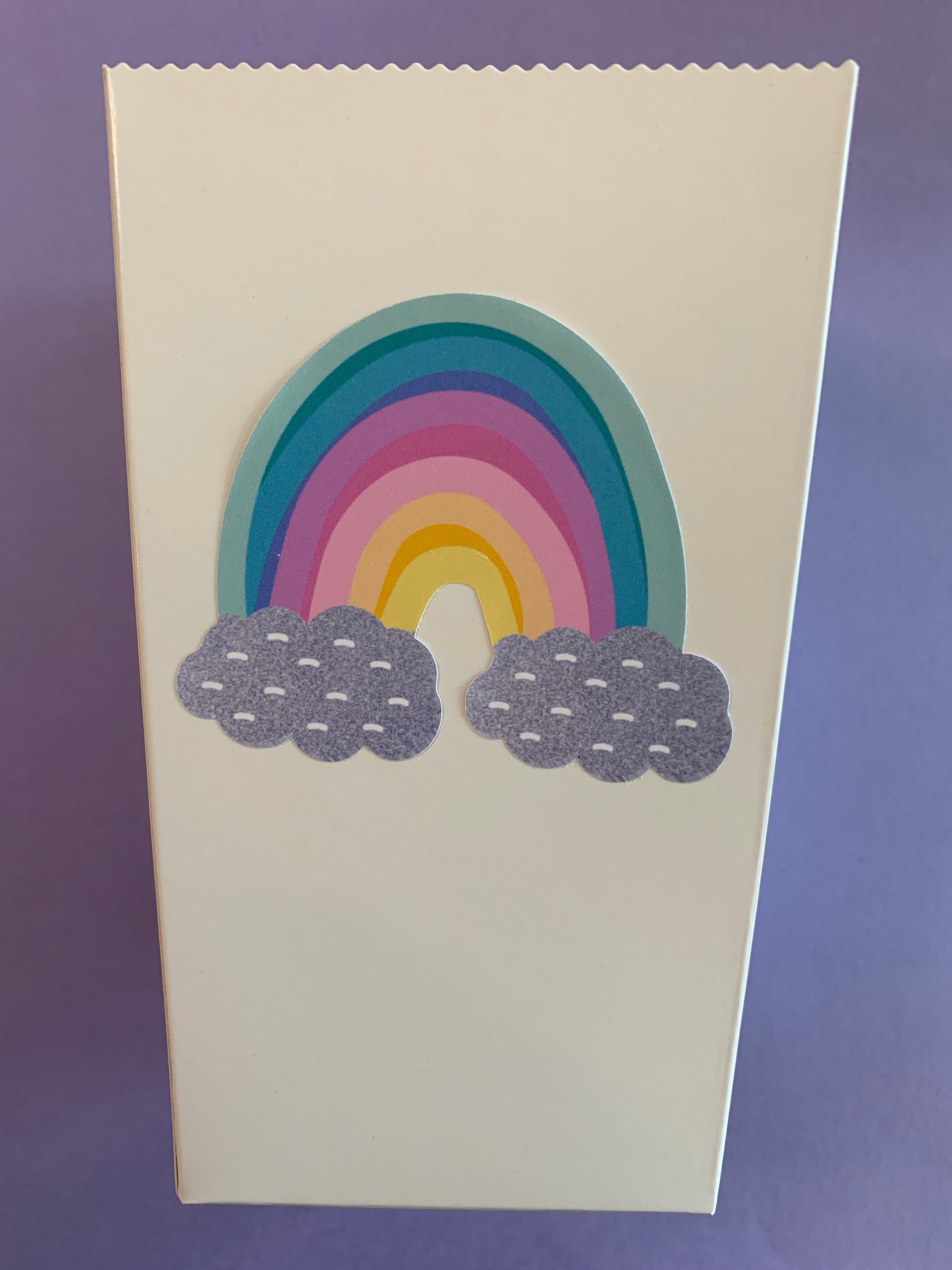 Pastel rainbow party supplies