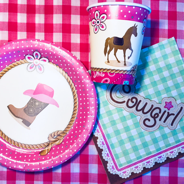 Cowgirl / horse party supplies