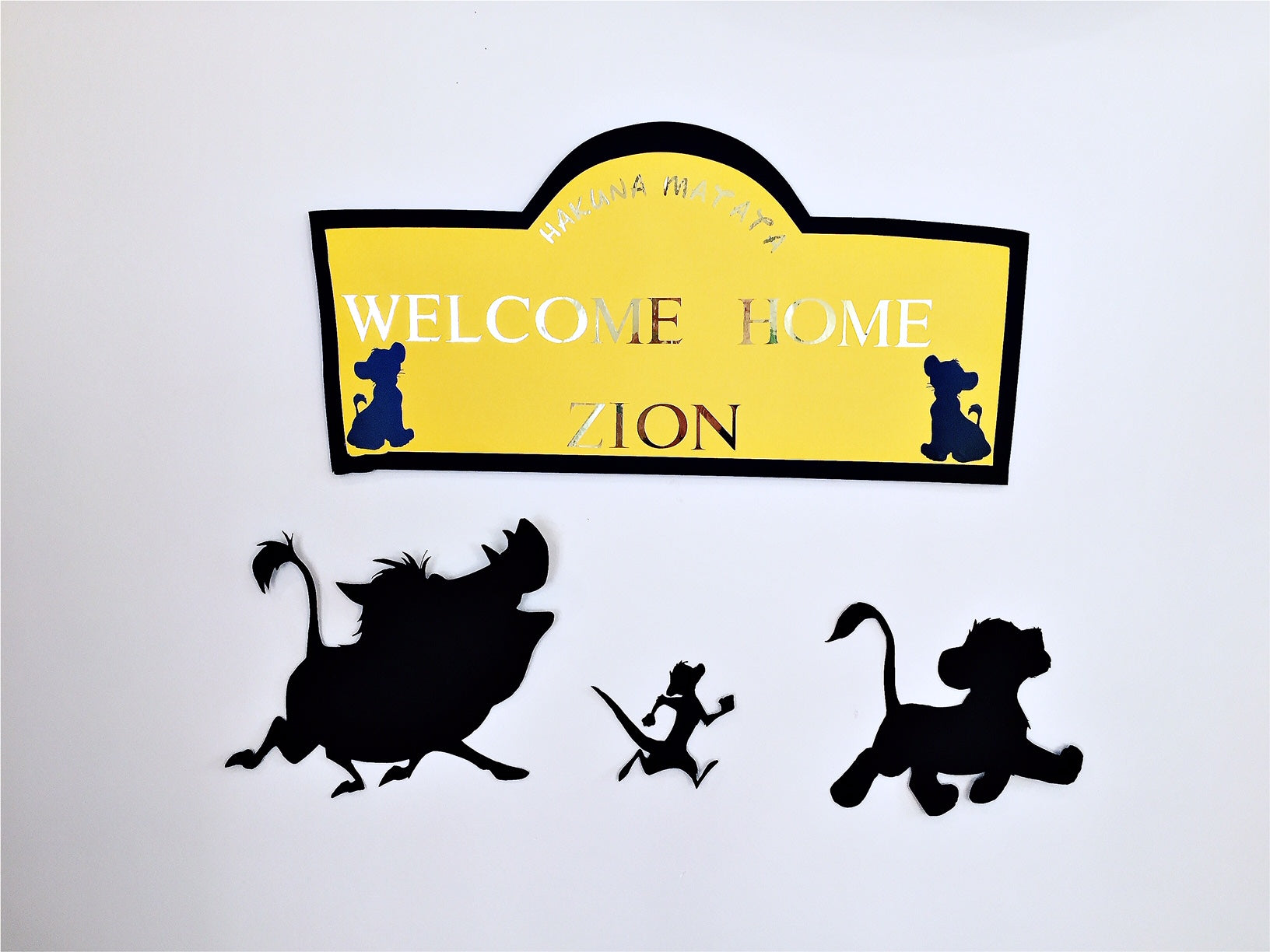 lion king personalised party decorations