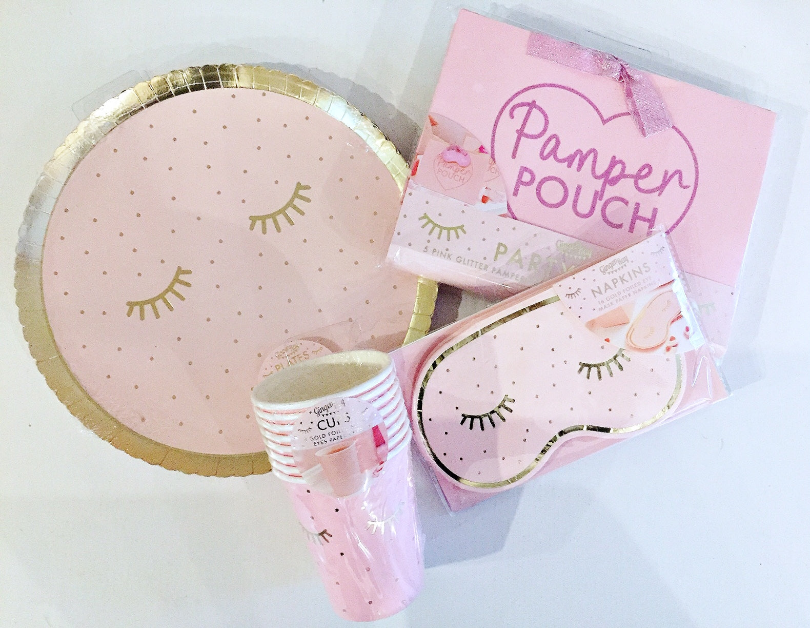 Pamper party supplies