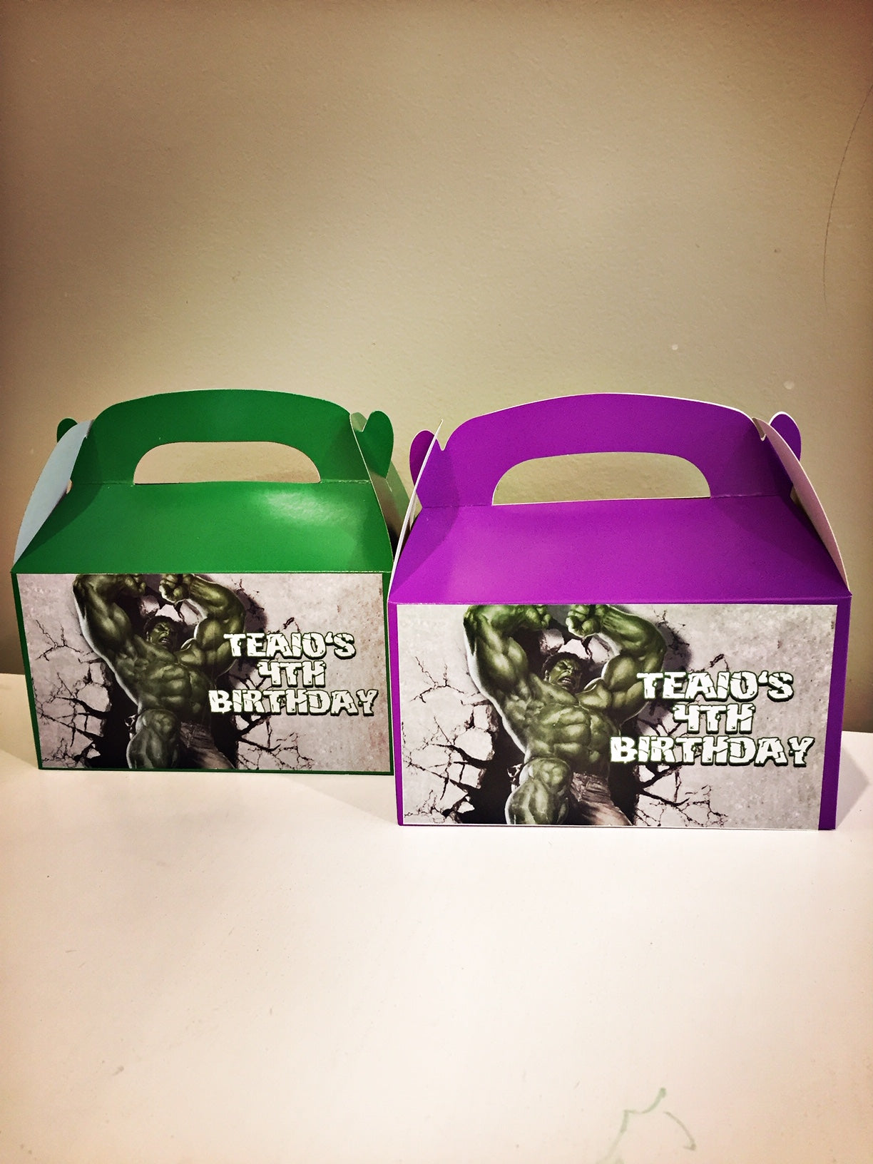 Hulk personalised gift boxes