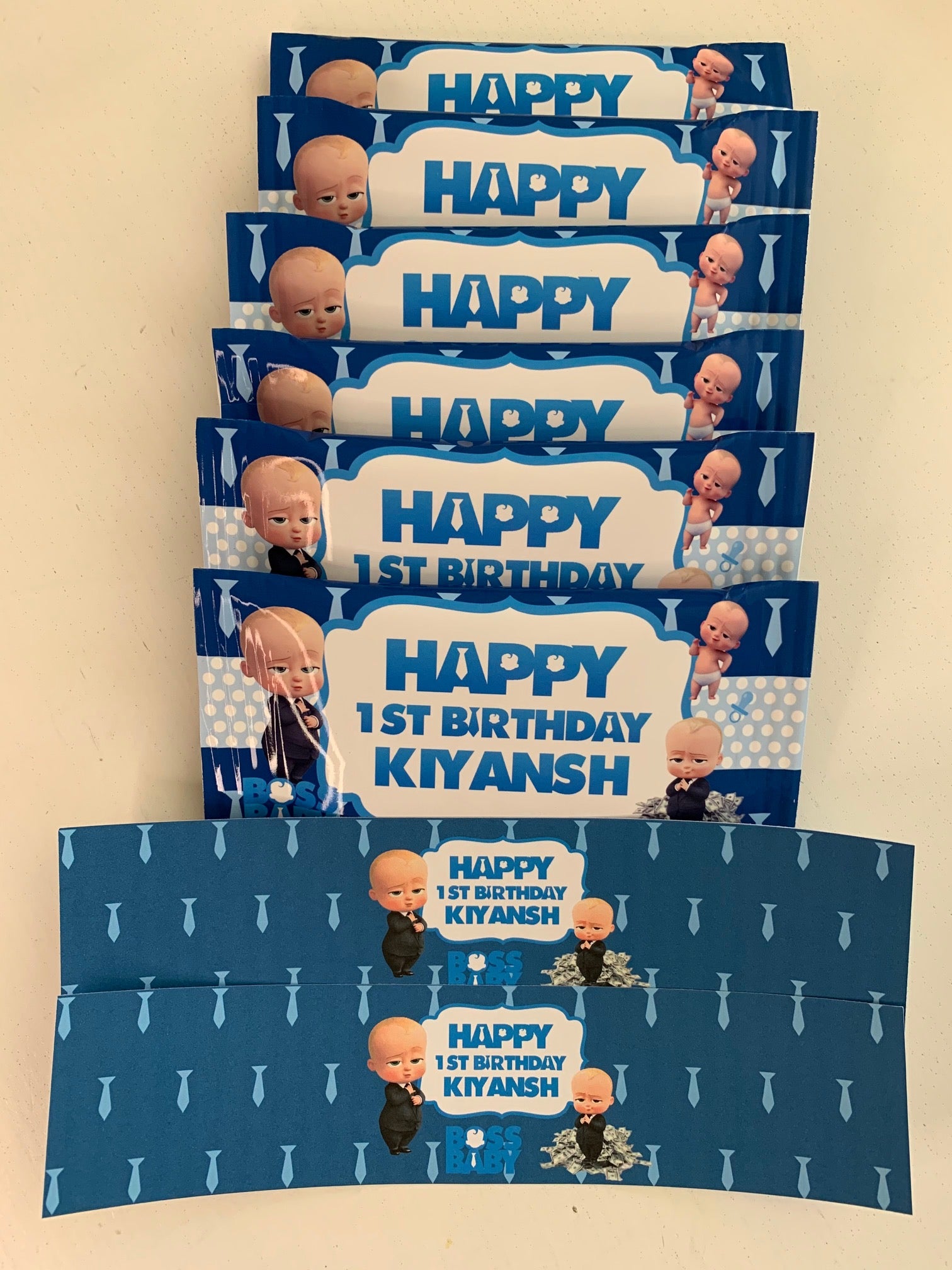 Boss baby personalised party supplies