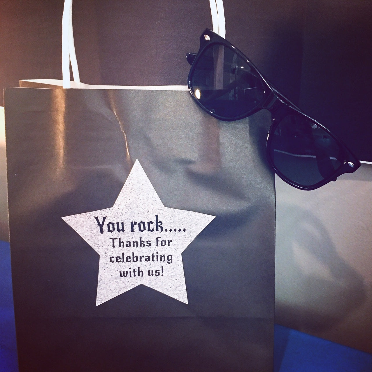 Rockstar personalised gift bags