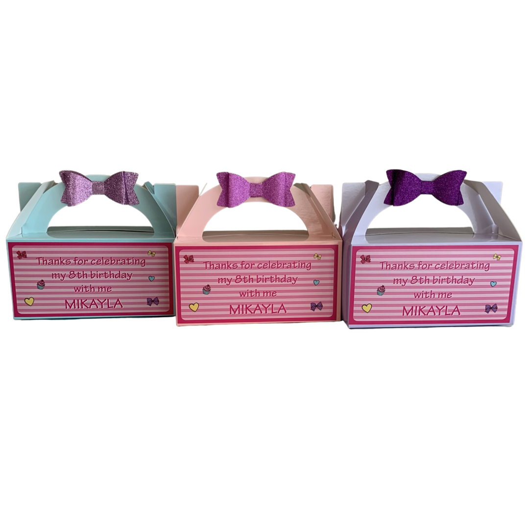 Pastel large personalised gift boxes