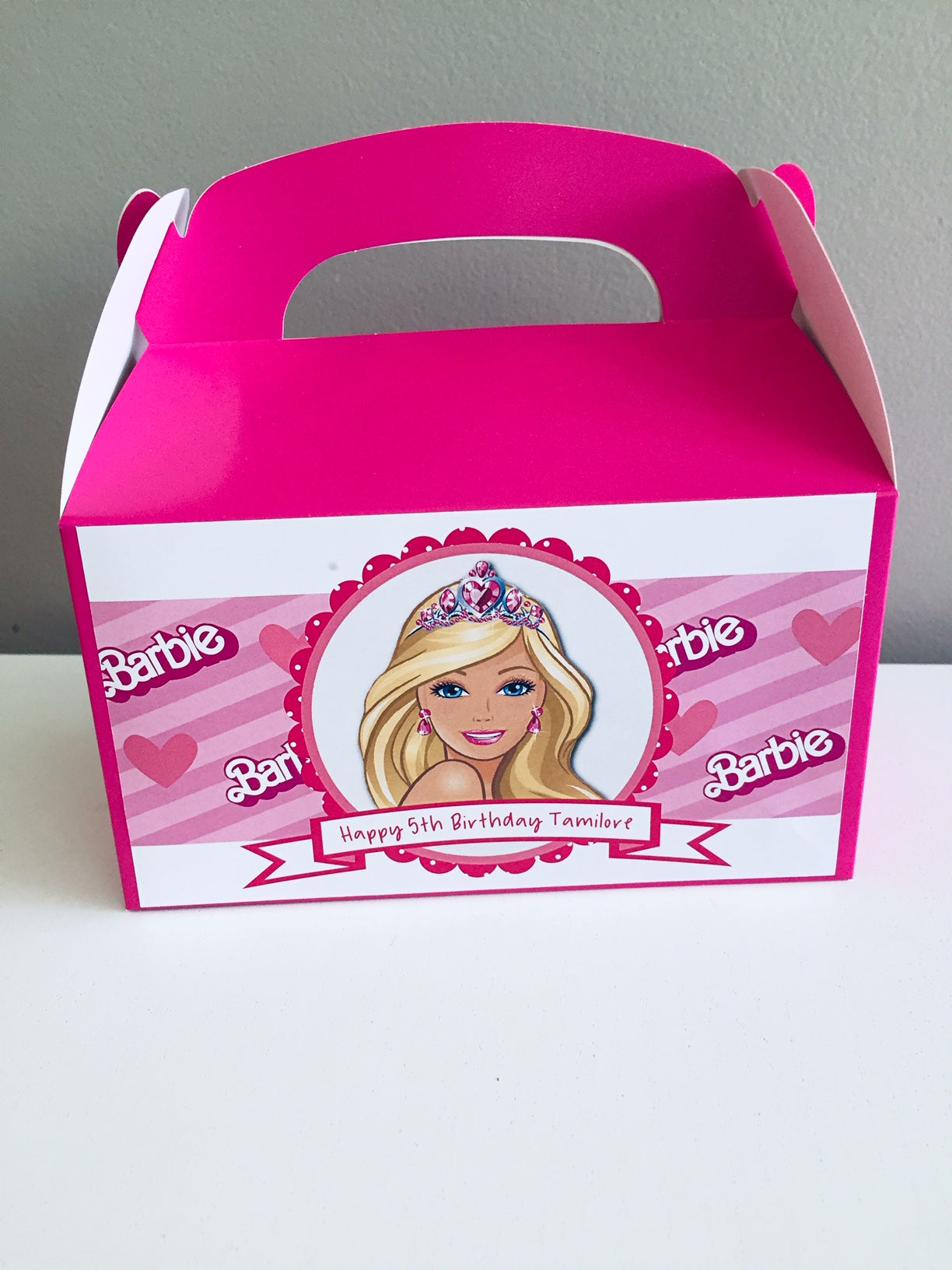 Barbie personalised gift boxes