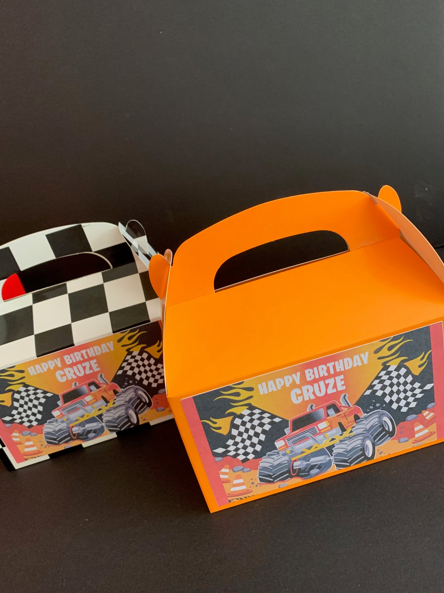 Monster truck gift boxes