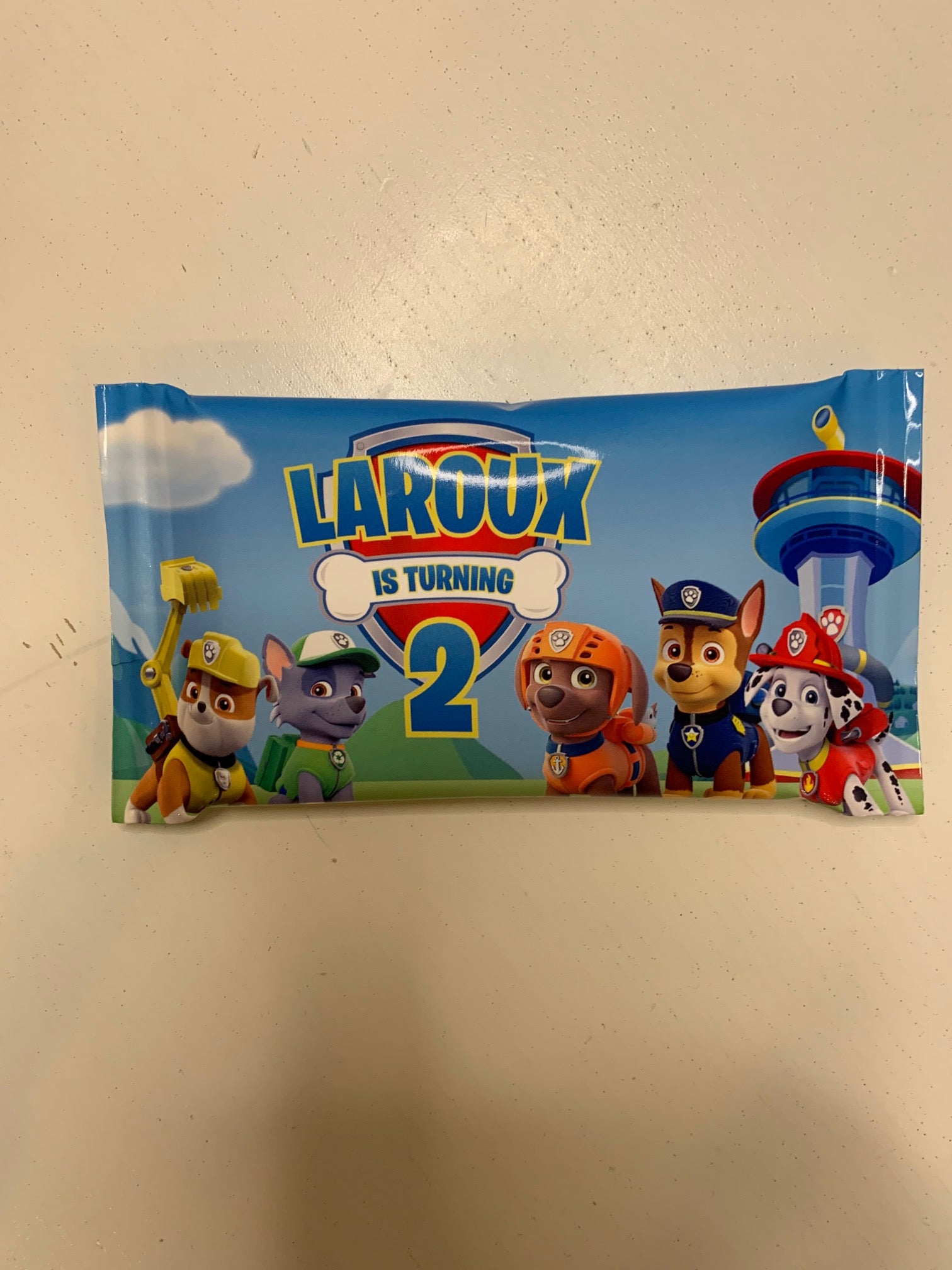 Paw Patrol personalised kit kat bars