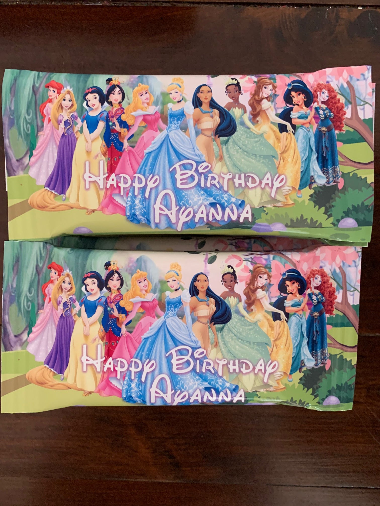 Disney princess kit kat bars