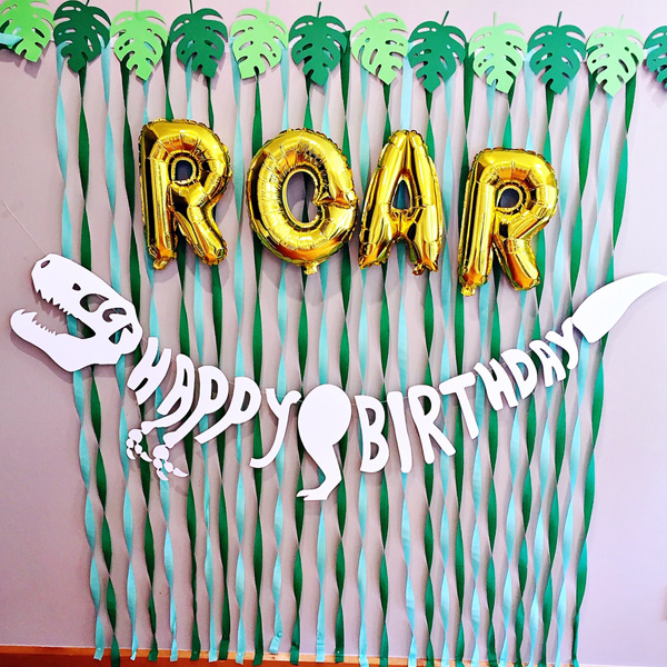 Dinosaur party bunting