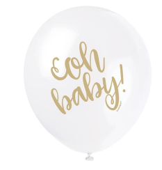 Oh baby baby shower balloons