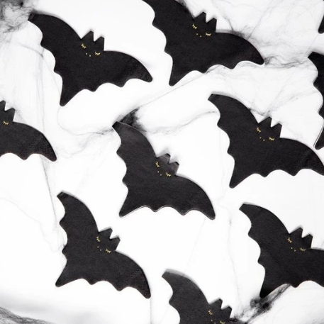 Halloween bat napkins