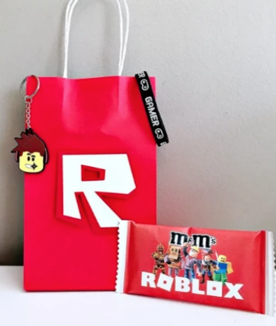 Roblox themed filled party bags