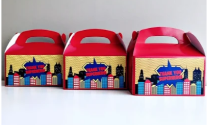 Superhero gift boxes