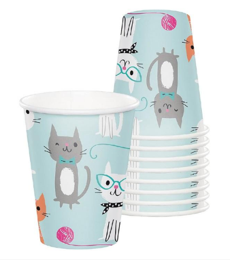 Cat party cups