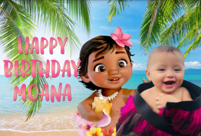 Custom Moana party box order