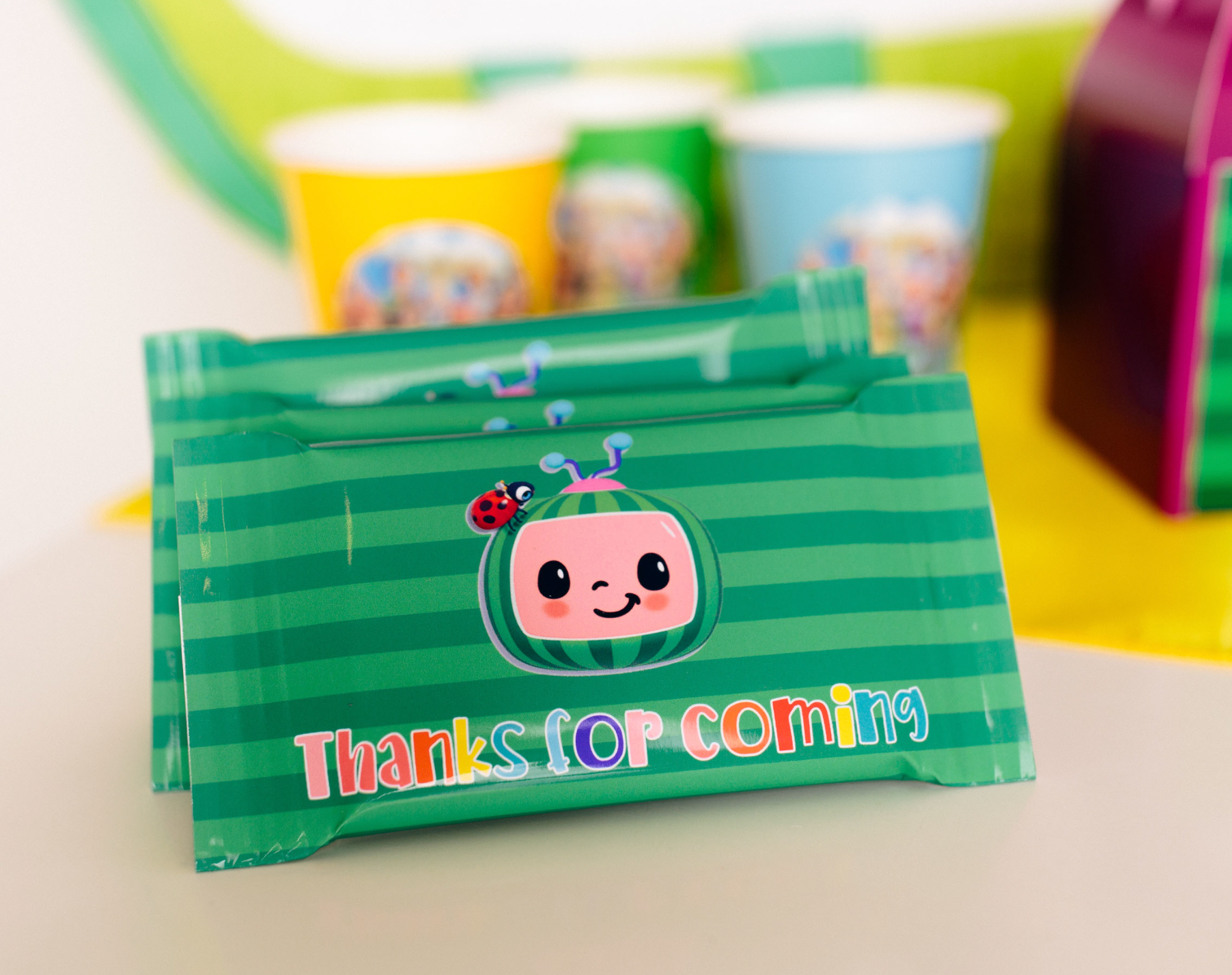 Cocomelon personalised kit kats