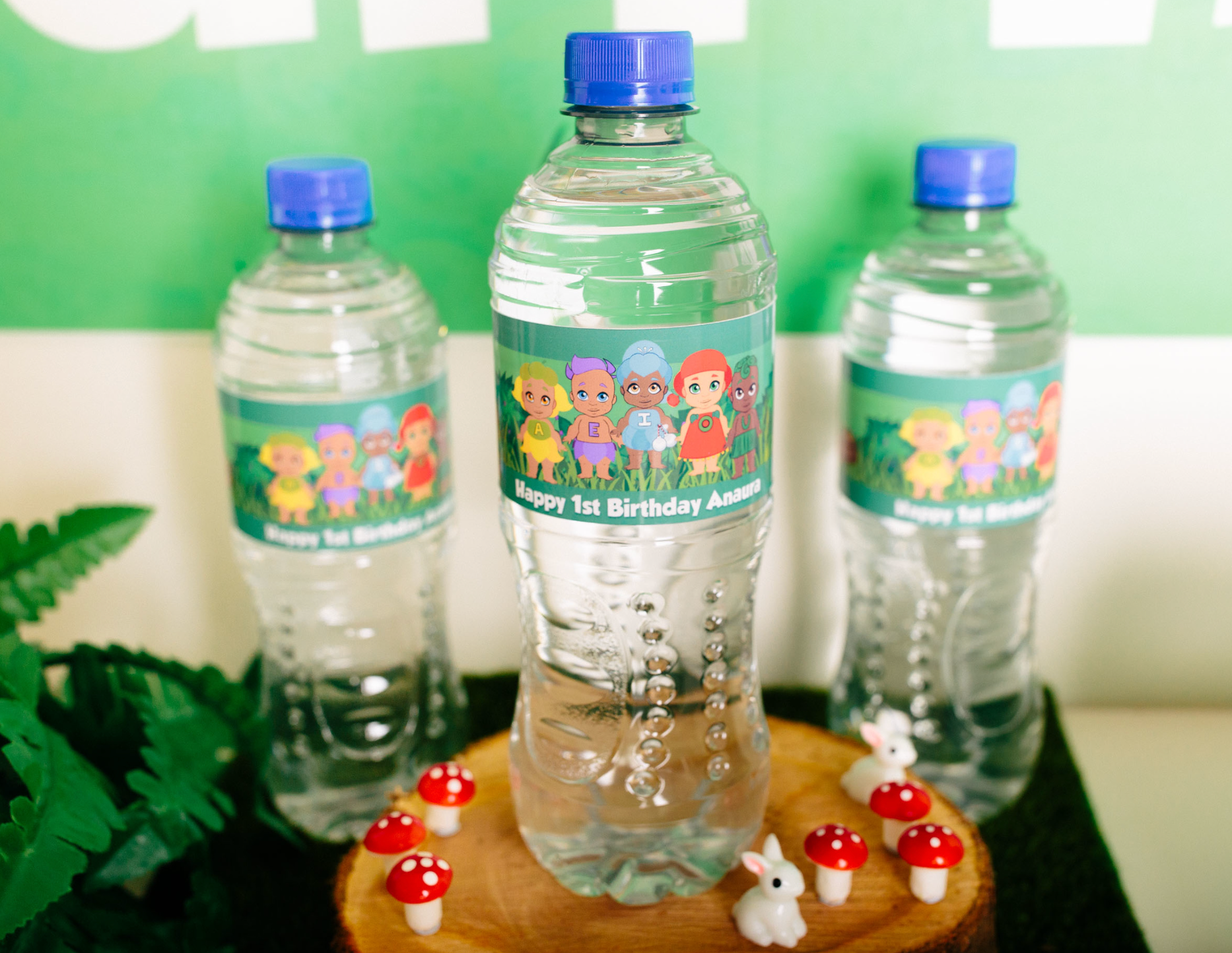 Takaro Tribe water bottle labels