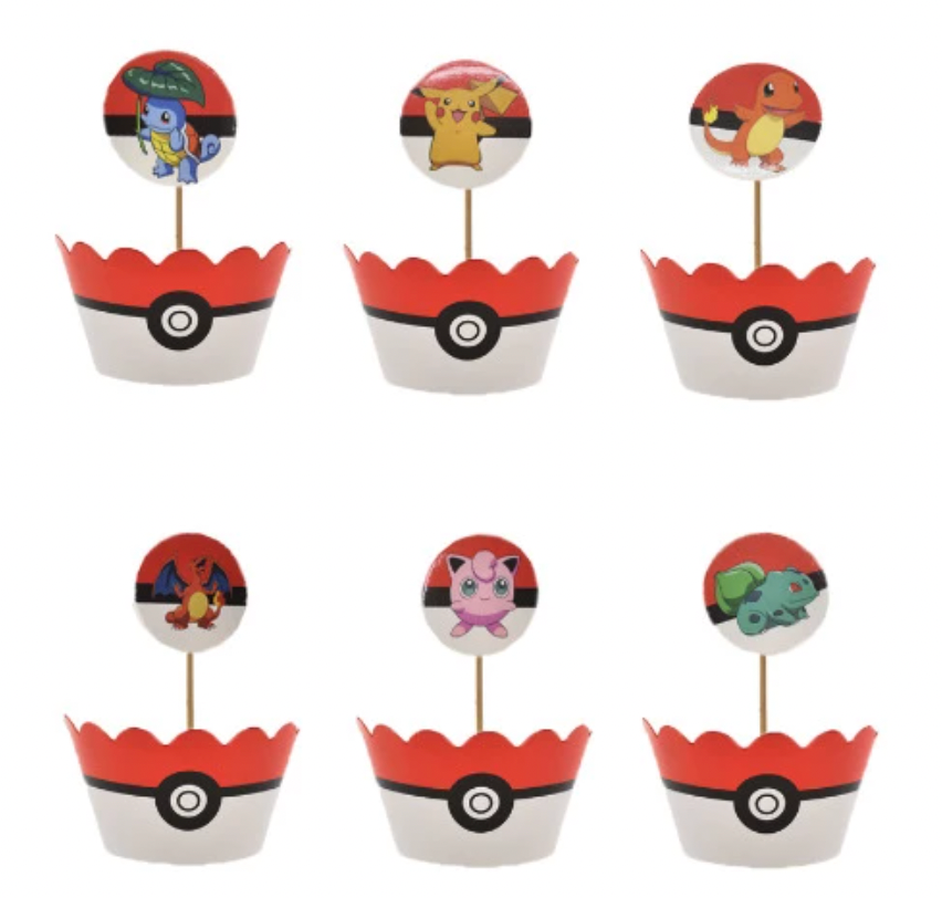 Pokemon cupcake wrappers